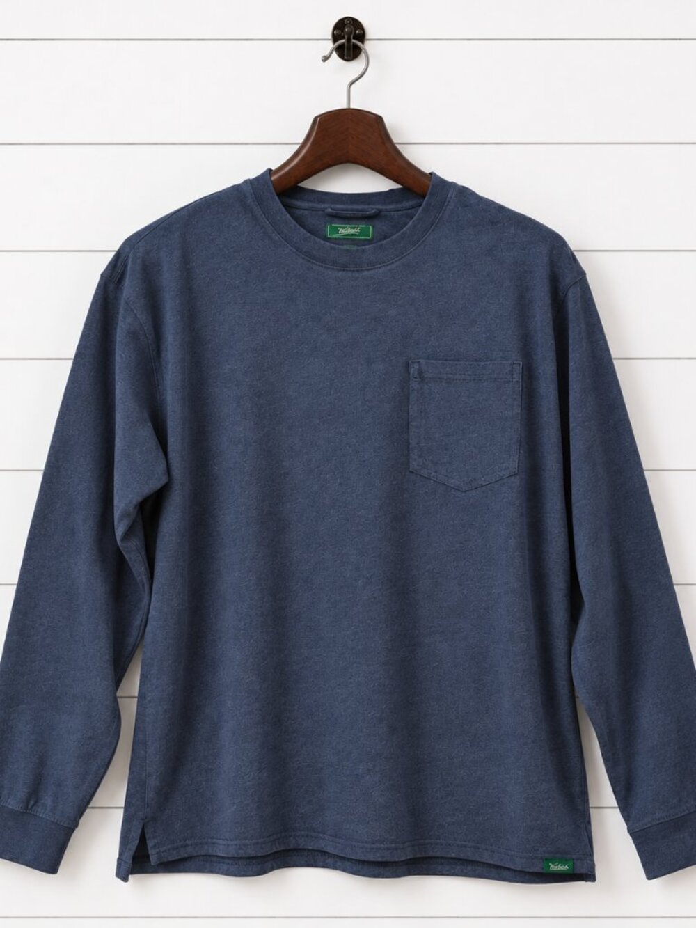 Woolrich Men’s Large Navy Pocket Shirt Heritage Workwear Gorpcore Outdoor